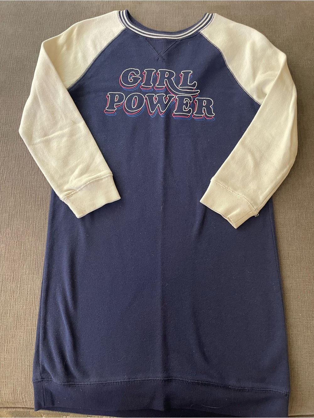 Old Navy Graphic French Terry Dress Girls L (10-12)